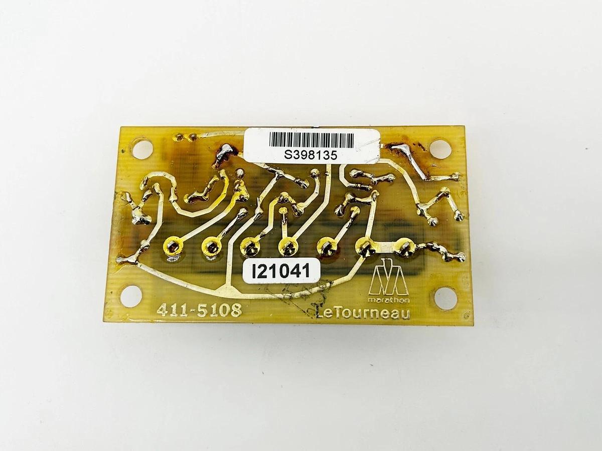 Used LeTourneau Inc.411-5105 PC Board Filter Card 411-5107-01