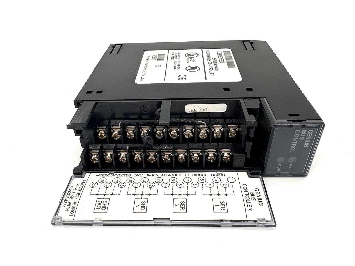 Used General Electric GE Fanuc IC693BEM331G Genius Bus Controller Module Series 90-30