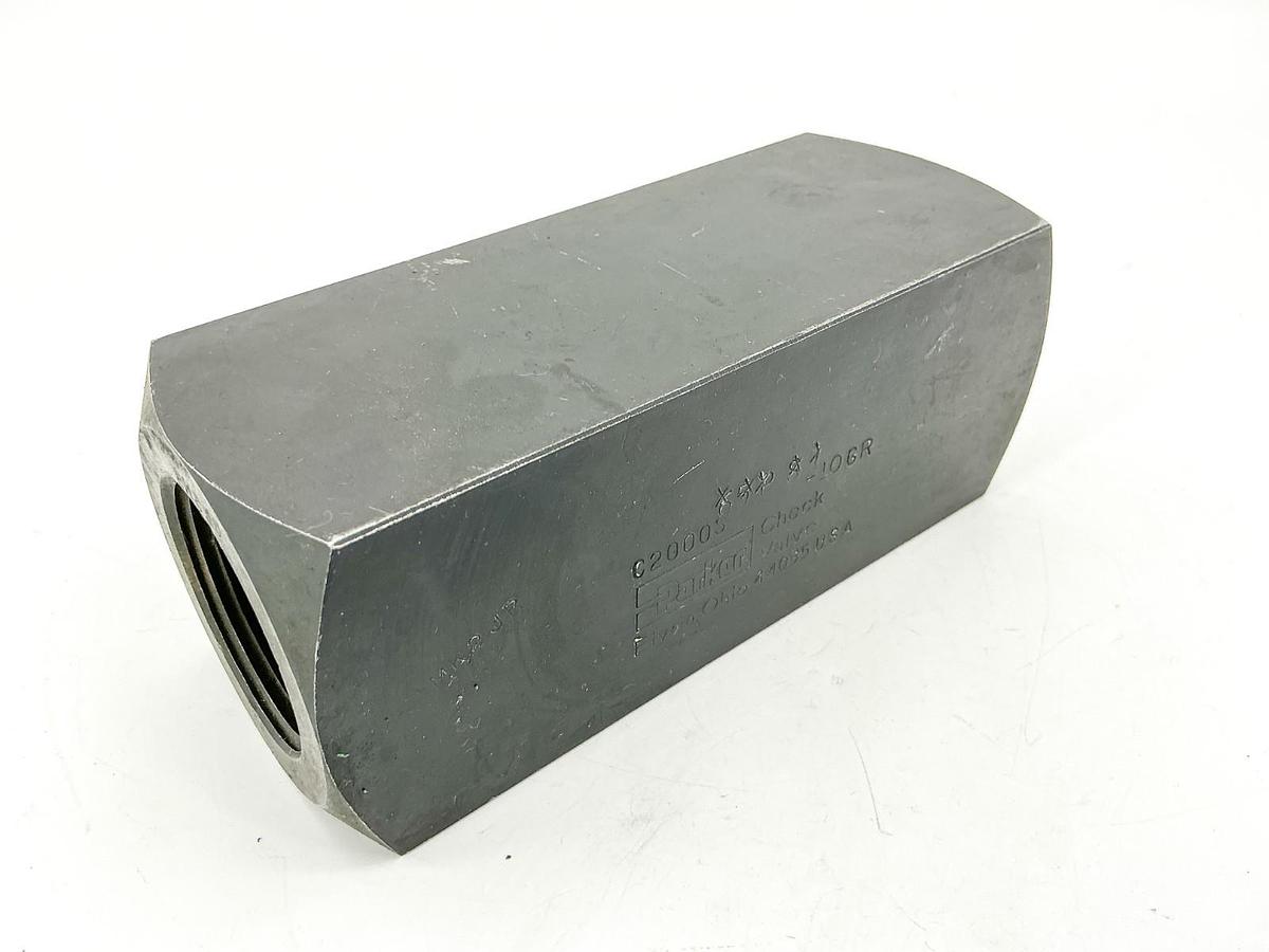Used Parker C2000S Hydraulic Check Valve 3000PSI 70GPM C2000S-10G$