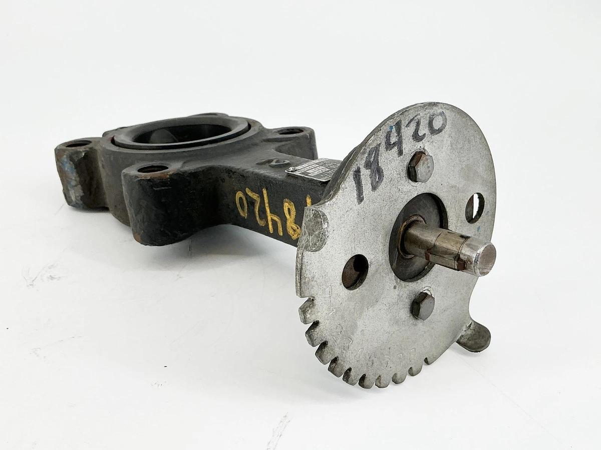 Used Mueller Steam 66M-ANI-6-1 Butterfly Valve 3" 200PSI Seat EPDM
