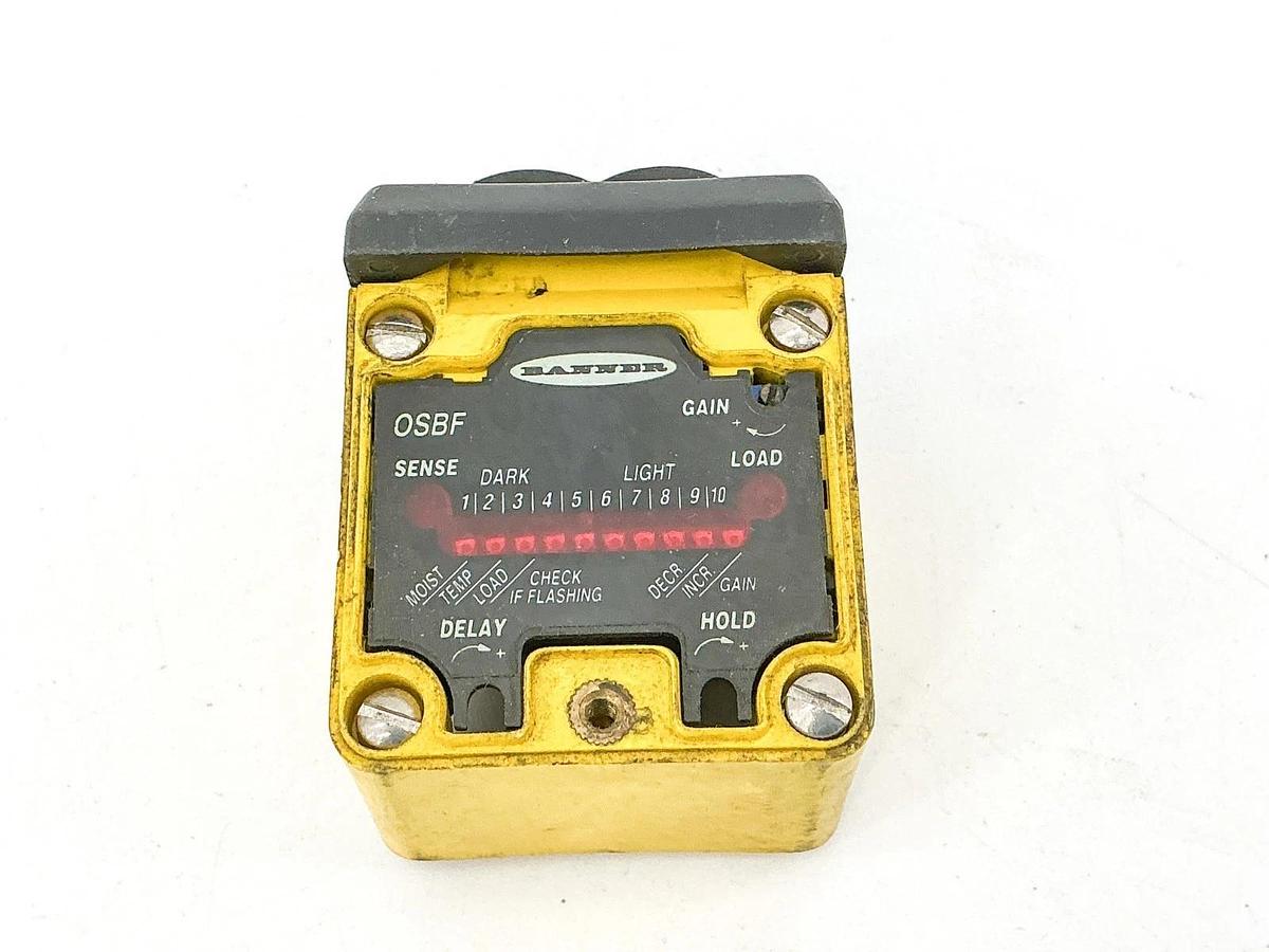 Used Banner Engineering OSBF Omni-Beam Photoelectric Sensor Head 27083