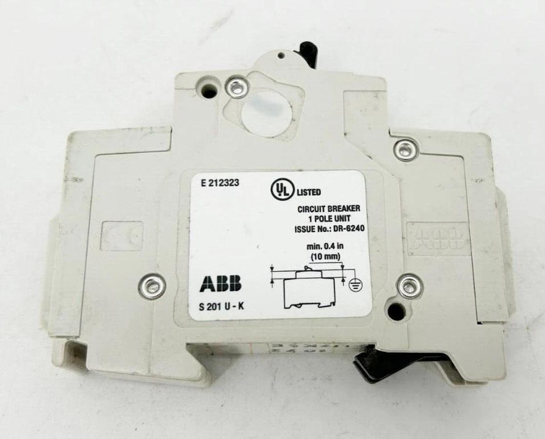 Lot of 2 New ABB S201UK5A Circuit Breakers 1-Pole 5A 240V