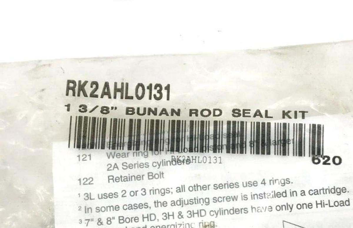New Parker RK2AHL0131 Rod Seal Kit BUNA N