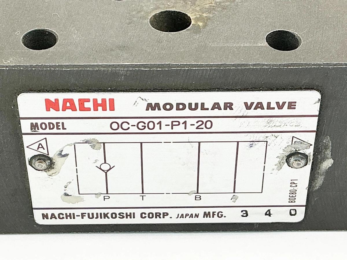 New Nachi OC-G01-P1-20 Modular Check Valve - No Box