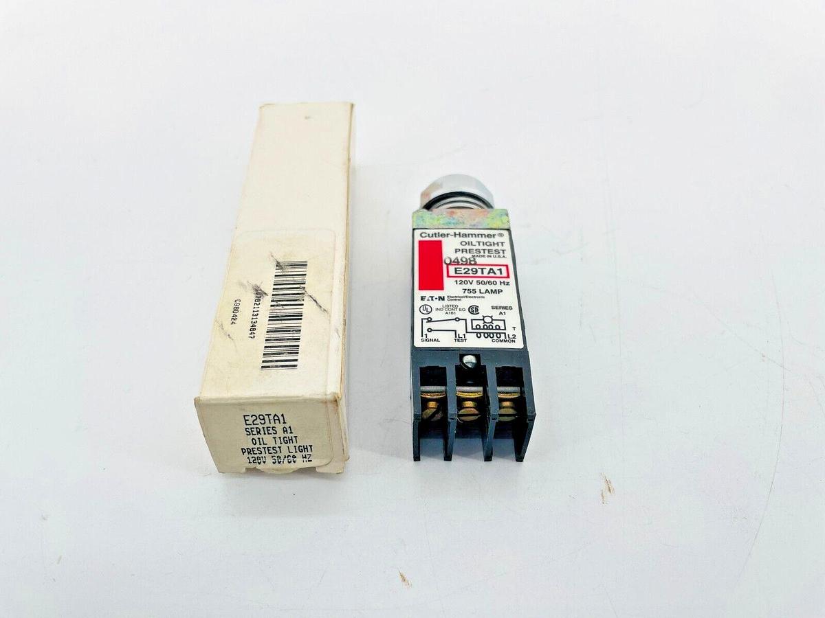 New Cutler Hammer E29TA1 Pretest Light 120V Series A1