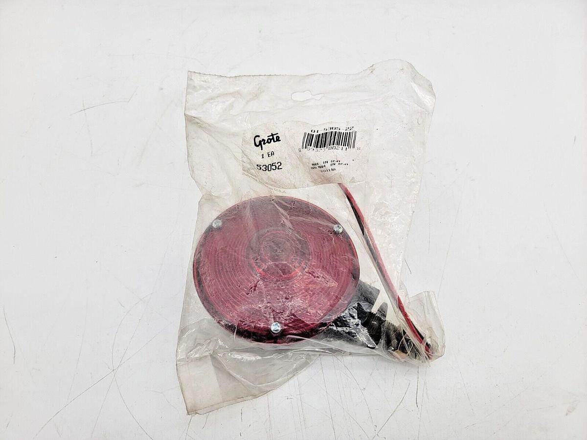 New Grote 53052 4" Single Face Light Red
