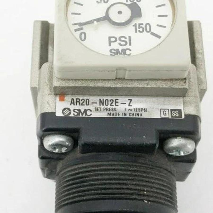 New SMC AR20-N02E-Z Pneumatic Regulator 7-125psi