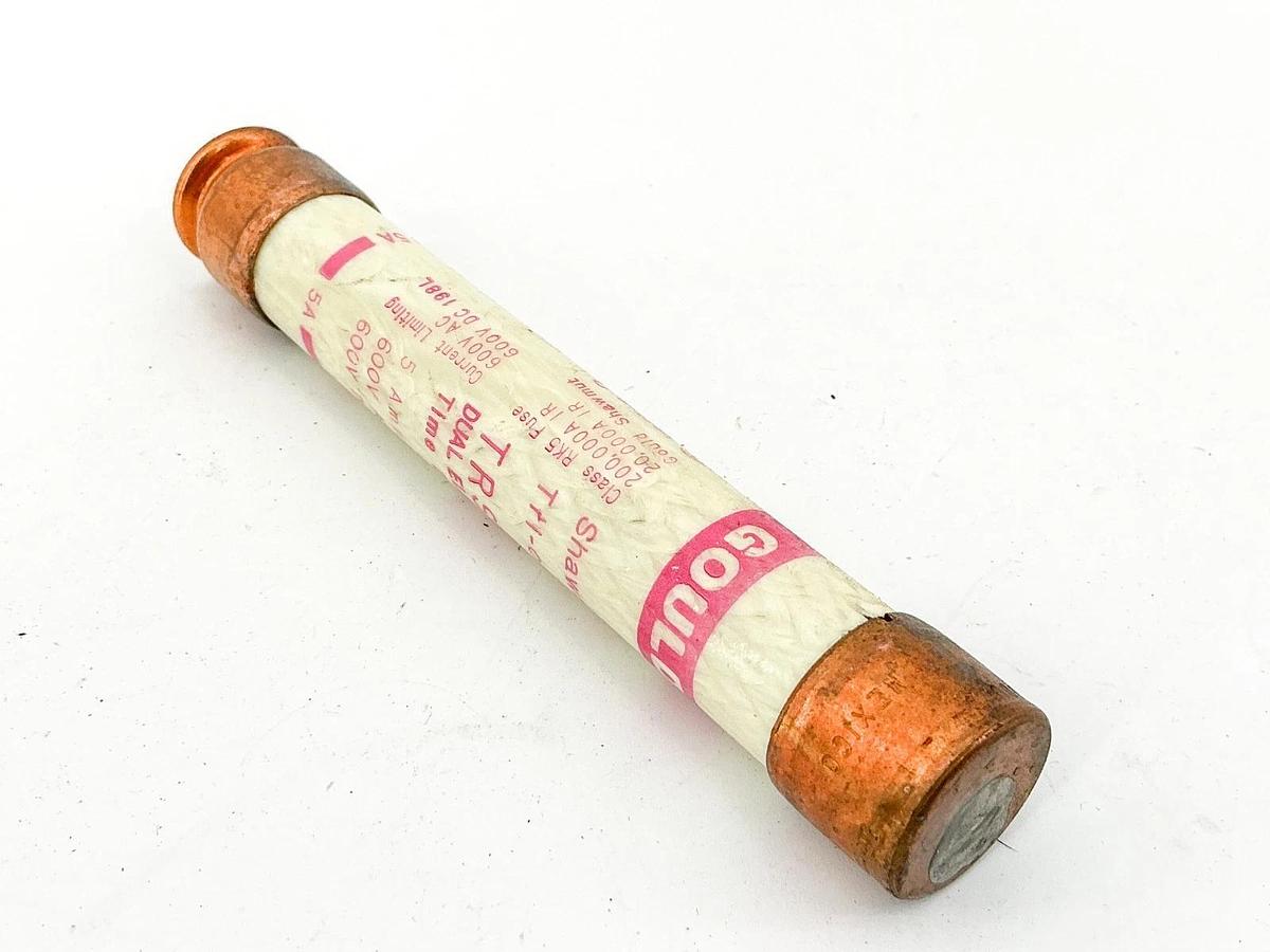 New Lot of 3 Gould TRS5R Time Delay Fuses 5A 600VAC/DC - No Box