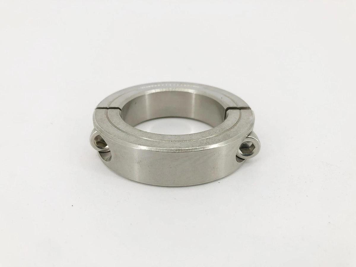 New Climax 2C-156-S Two-Piece Split Clamp Collar Stainless Steel 1-9/16" ID