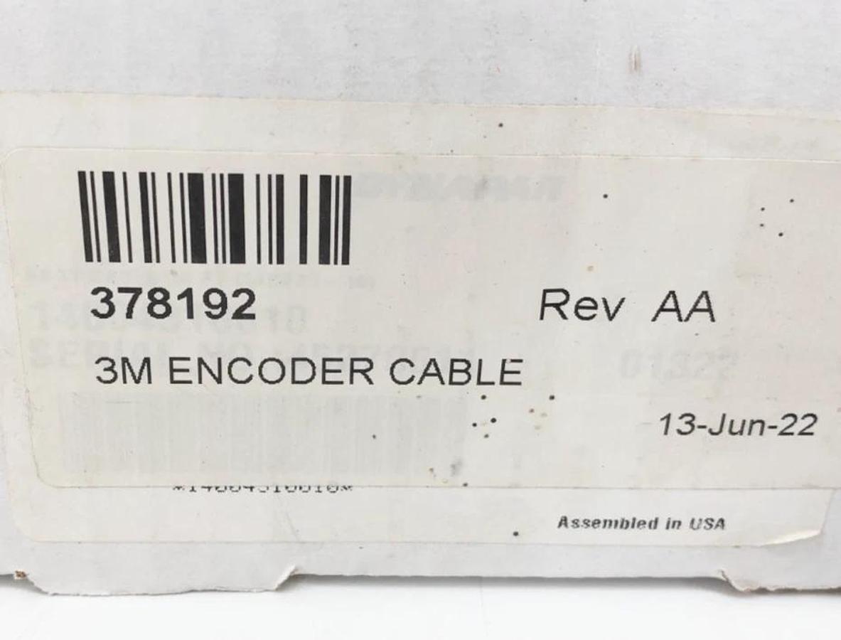 New Videojet 378192 Encoder Cable 3m Rev AA Dynapar CA-14D431