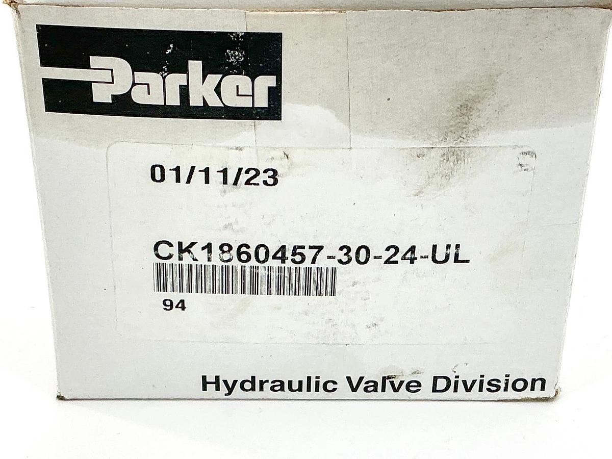 New Parker CK1860457-30-24-UL Solenoid Coil 24VDC