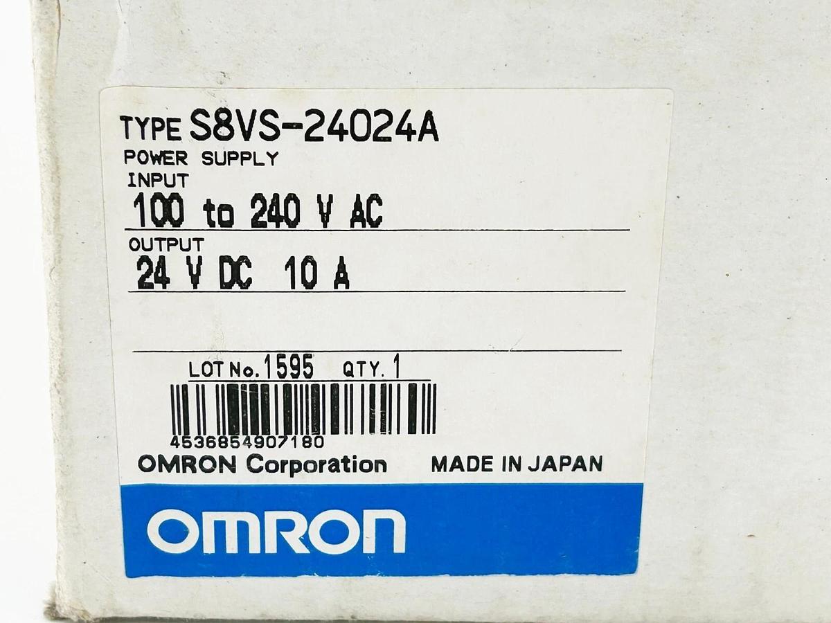 Used Omron S8VS-24024A Switch Mode Power Supply 240V 240W