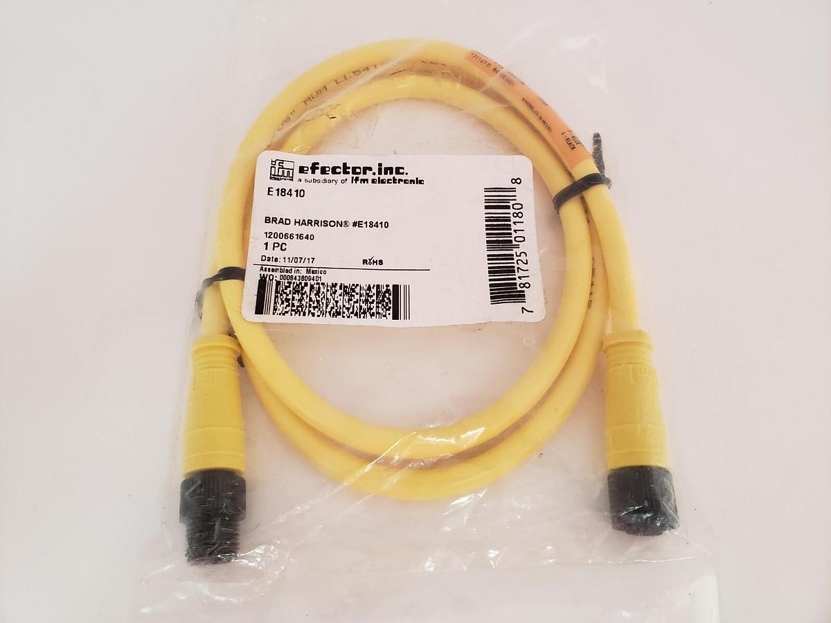 New Lot of 2 Turck VIG 2-C653-2M Single Ended Cordset Right Angle 4A 250V U-6257
