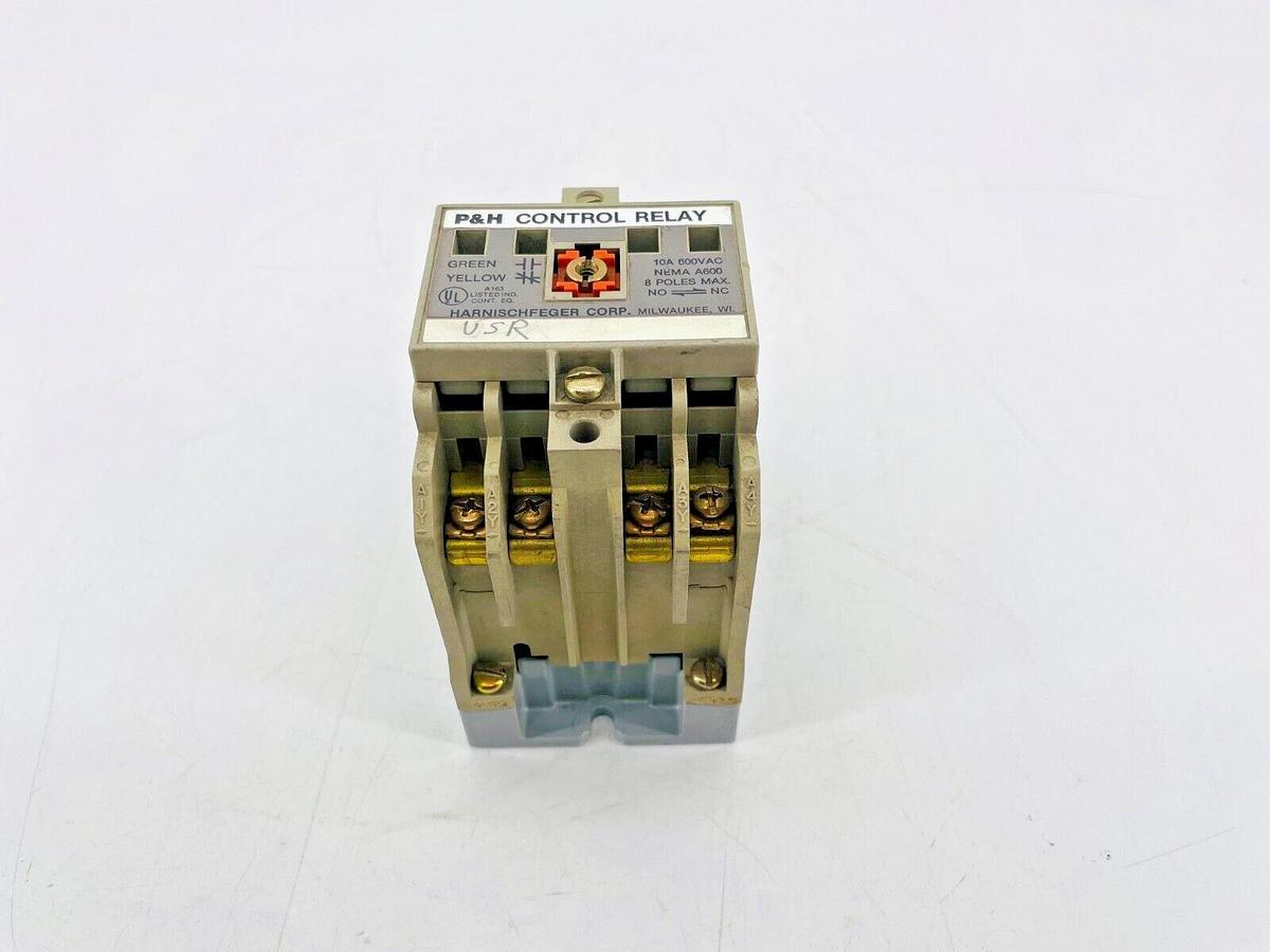 New P&H 479Q60-D12 Control Relay 600V 10A 8P 200-208V Coil 479Q60D12