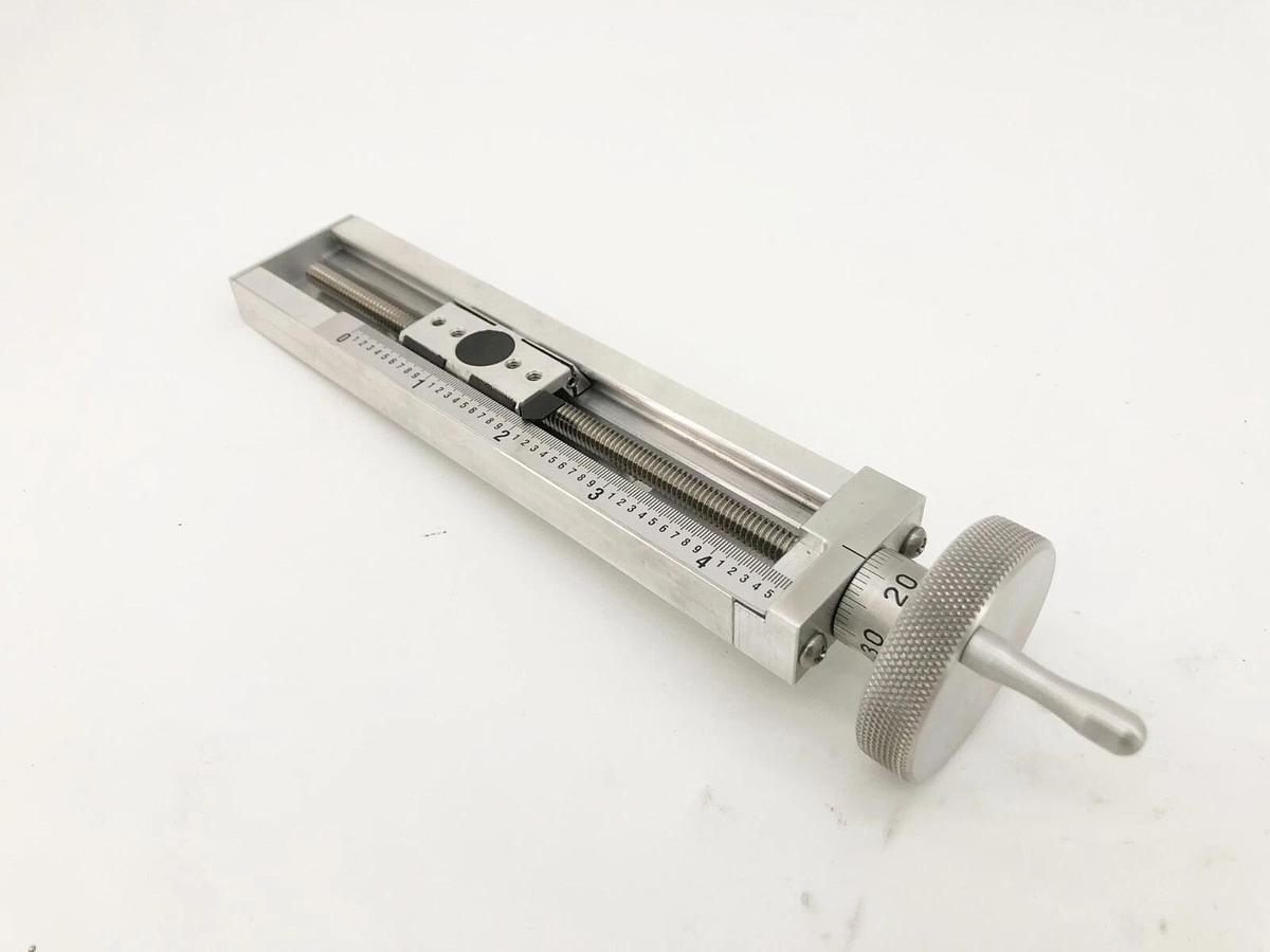 New Velmex A1506P20-S1.5 Unislide Manual Linear Actuator 4.5" Stroke 15 lbs Max