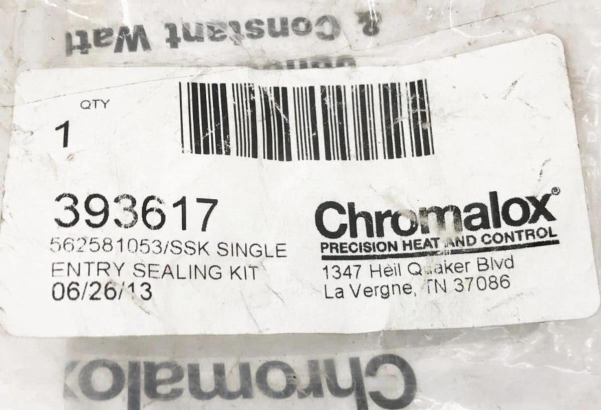 New Chromalox 393617 Single Entry Sealing Kit 562581053