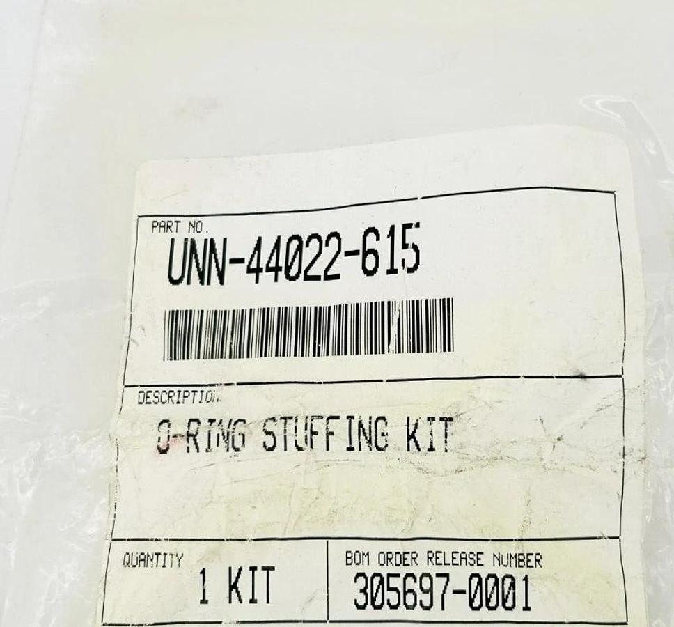 New Buhler UNN-44022-615 O-Ring Stuffing Kit