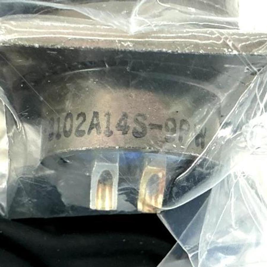 Lot of 2 New Amphenol 97-3102A14S-9PW Connector Receptacle Male 2-Pin