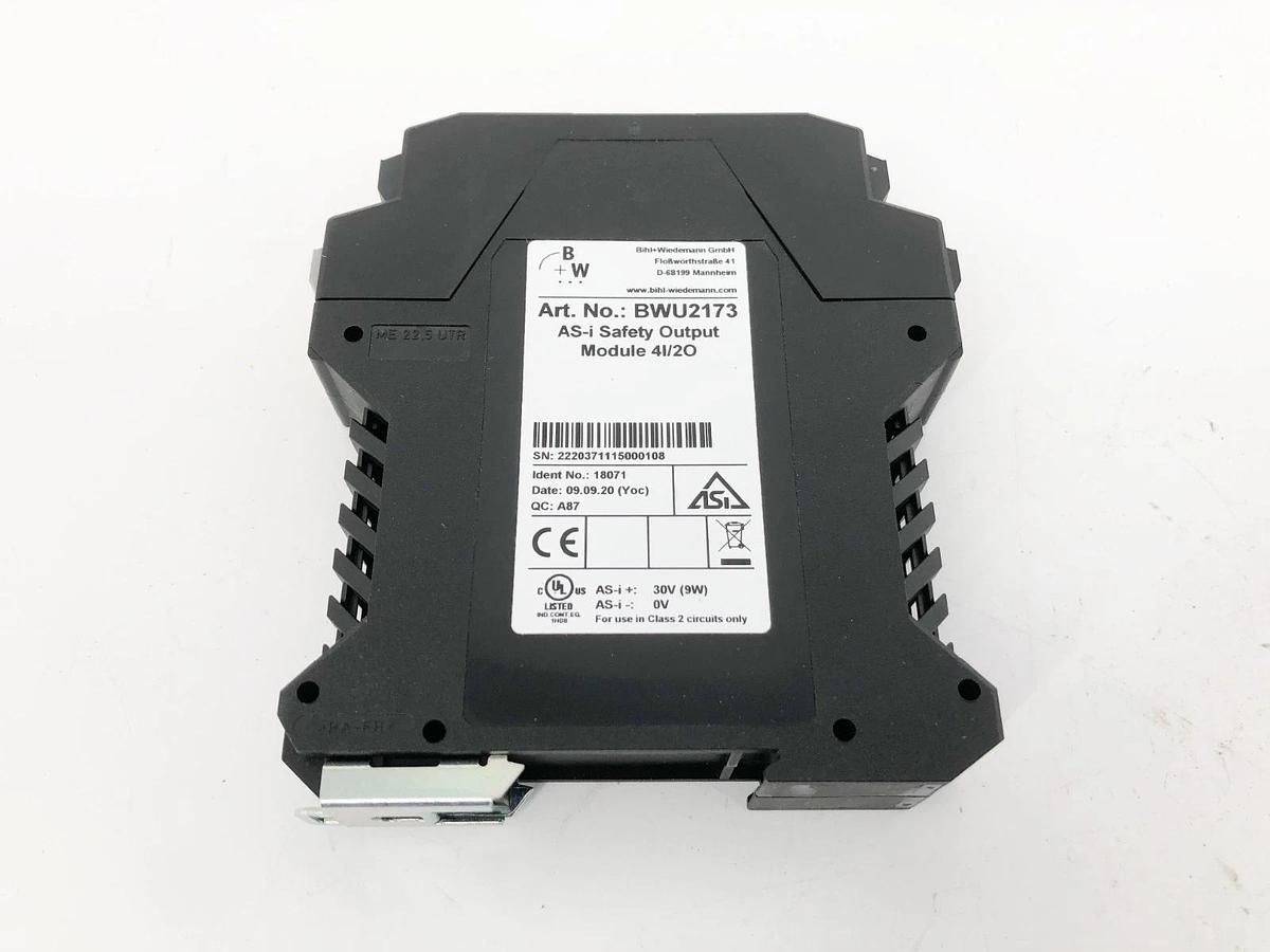New Bihl + Weidemann BWU2173 ASi Safety Output Module 4I/2O 18071