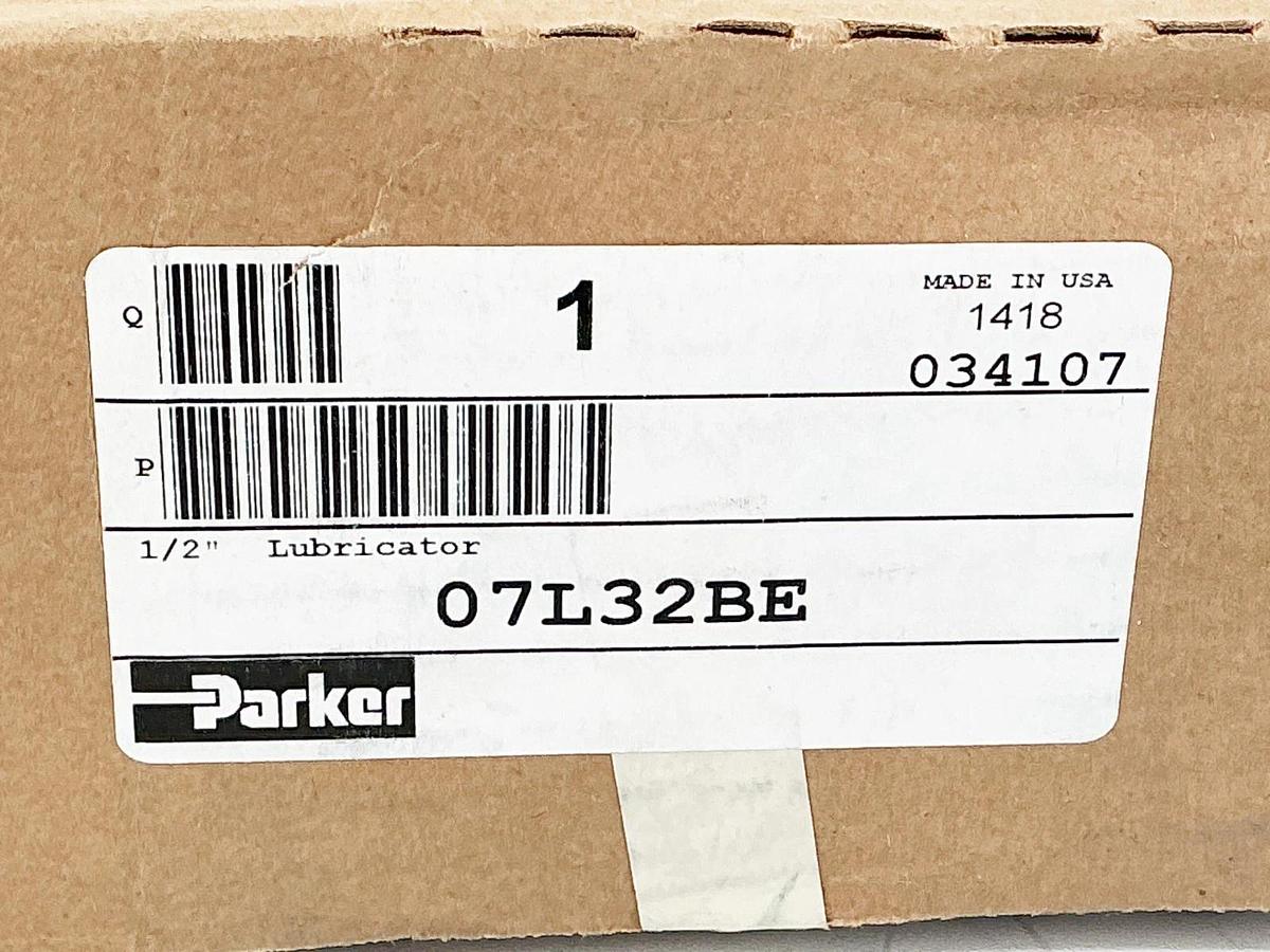 New Parker 07L32BE MIST Lubricator 150PSI 1000kPa 125F