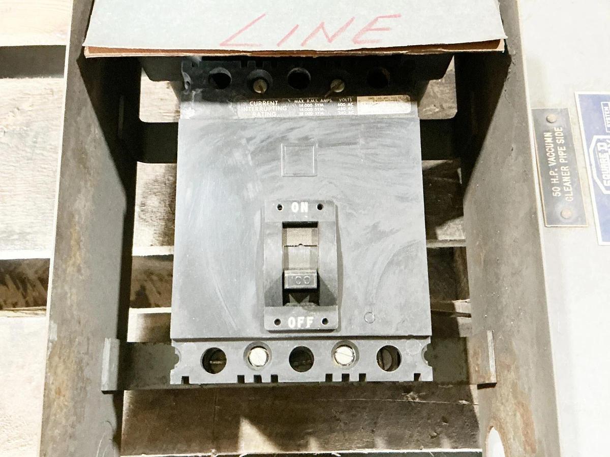 Used Square D SD75716 Circuit Breaker 100A 600V 3P 50HP