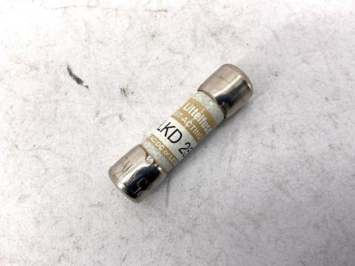 Lot of 4 New Littelfuse KLKD-25 Fast-Acting Fuse 25A 600V