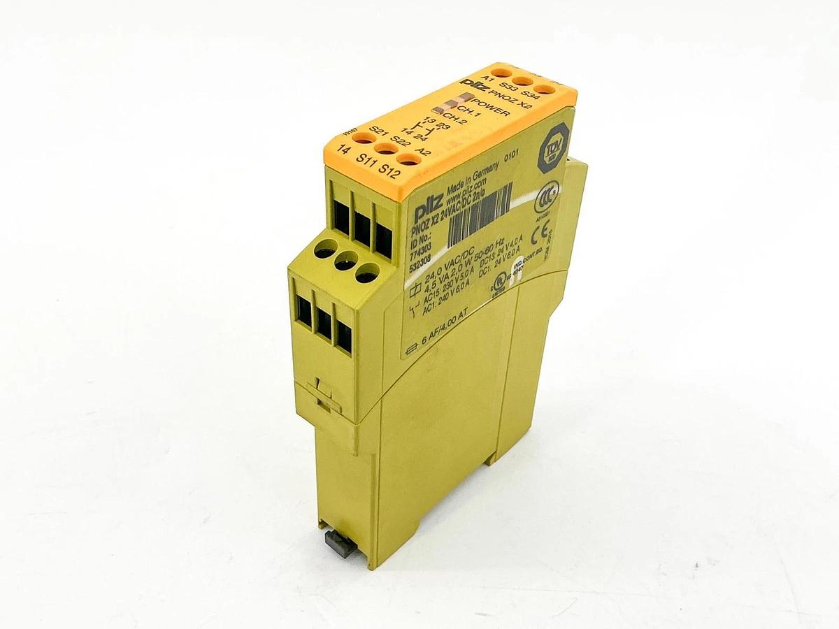 New Pilz PNOZ X2 Safety Relay 24V 4.5VA PNOZ X2 24VAC/DC 2N/O 774303 - No Box
