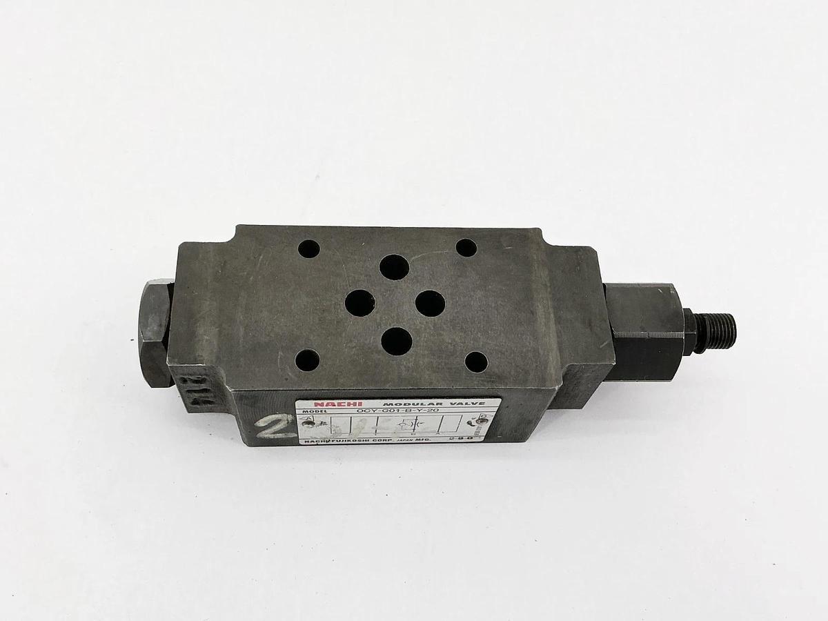 Used Nachi OCY-G01-B-Y-20 Modular Check Valve