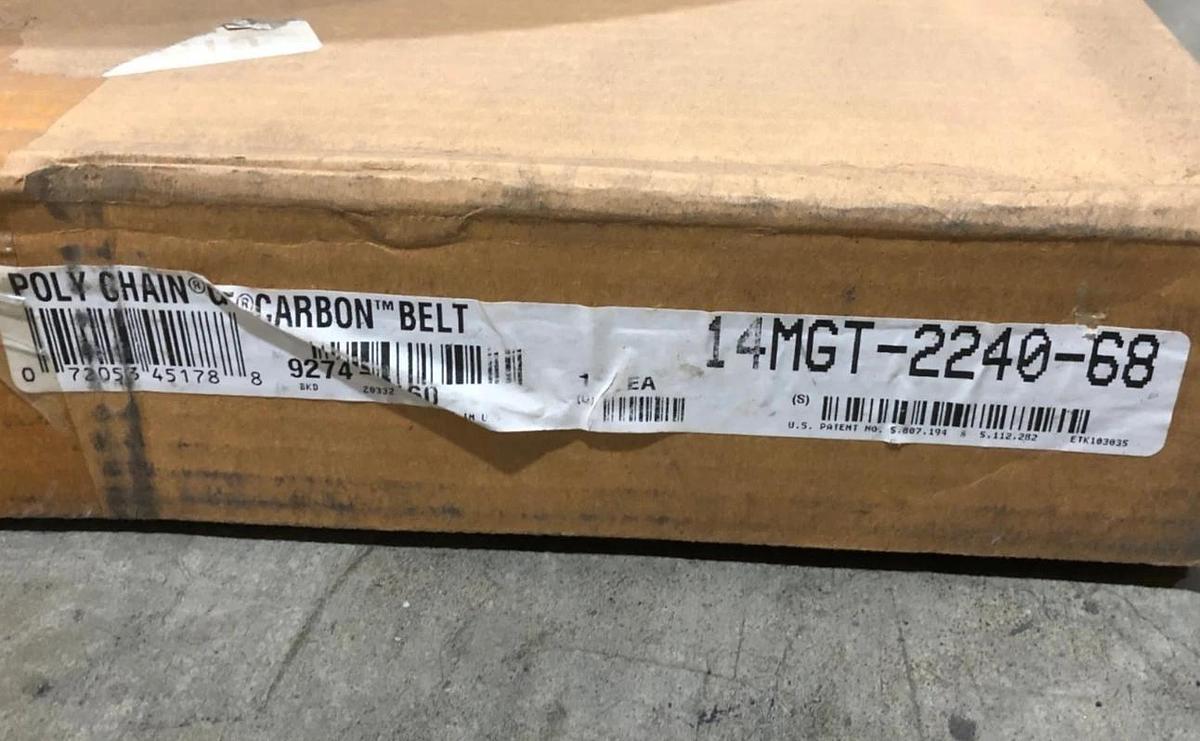 New Gates 14MGT-2240-68 Polychain GT Carbon Belt 9274-6160