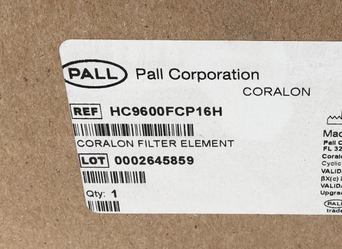 New Pall Coralon HC9600FCP16H Hydraulic Filter Element