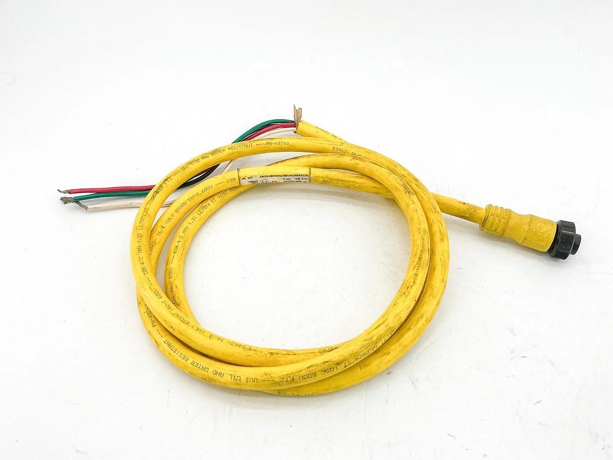 Used Allen Bradley 889N-F4AFC-6F QD Cordset 4Pin Mini Straight 6' Ser.B