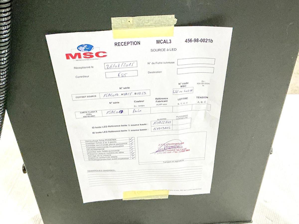 New MSC & SGCC 456.00.5004.N LED Light Source 10kA 456-50-0001 120-01-0007_O