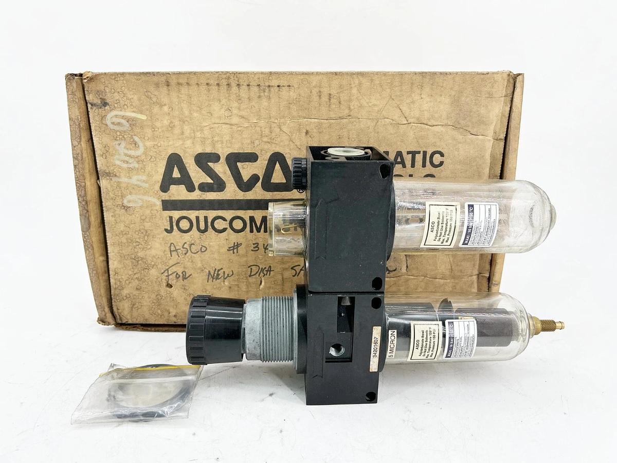 New Asco 34201607 Hydraulic Filter Regulator 5 Micron 16Bar