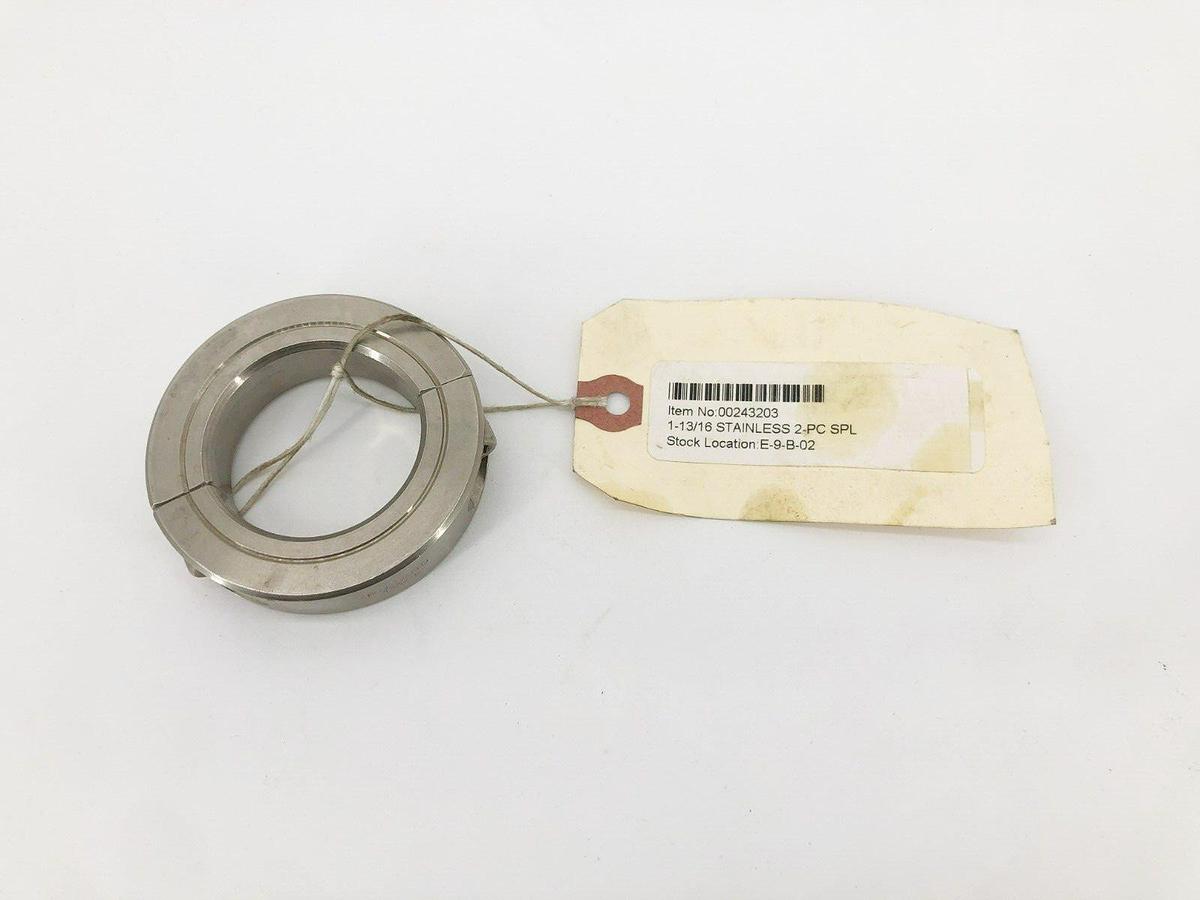 New Ruland SP-29-SS Two-Piece Split Clamp Collar Stainless Steel 1-13/16" ID