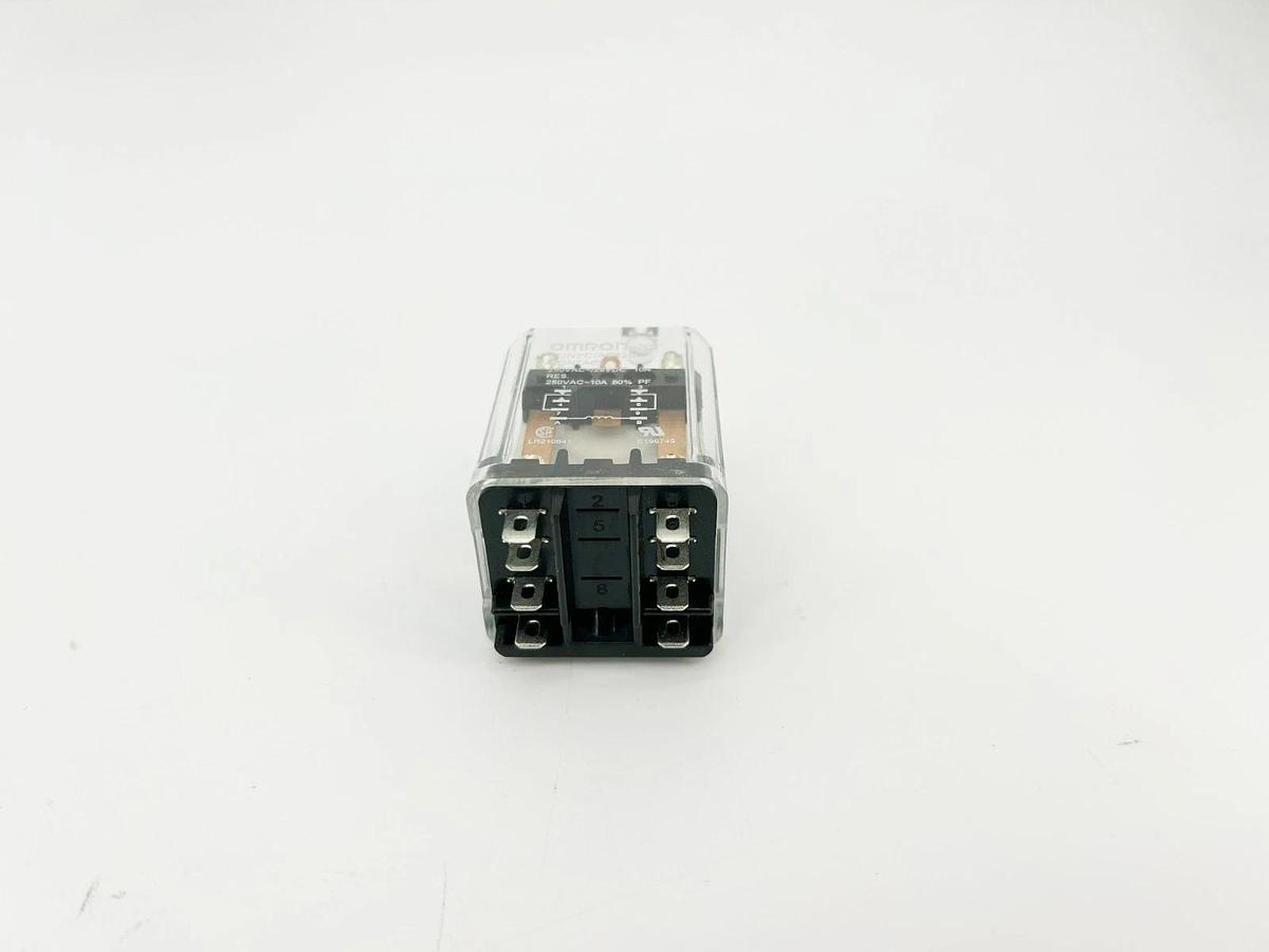 New Omron MJN2C-AC120 Relay, 10 A, 120VAC, 8 Pins/Terminals, DPDT, 5ZH67