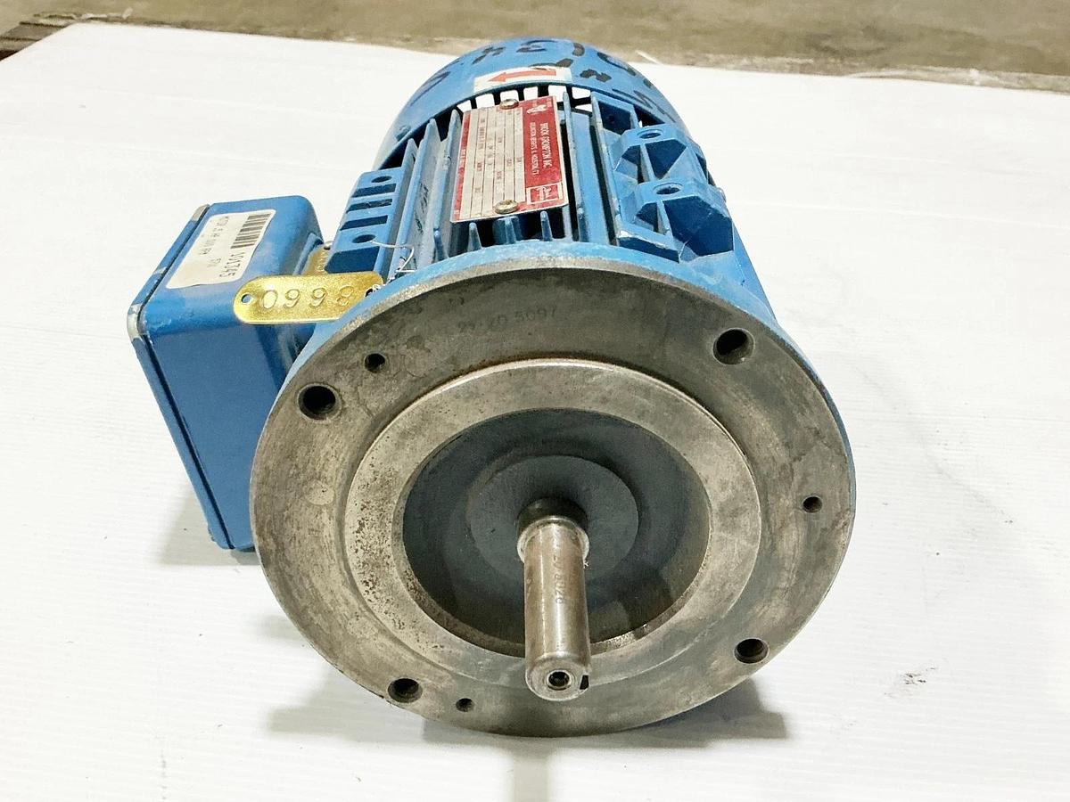 Used Brook Compton 1425303-00 Electric Motor 0.5HP 575V 1100RPM 3PH S731627
