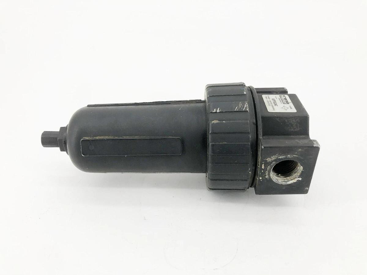 Used Parker 07F32AC Pneumatic Line Filter 1/2" NPT 250psig Max Inlet