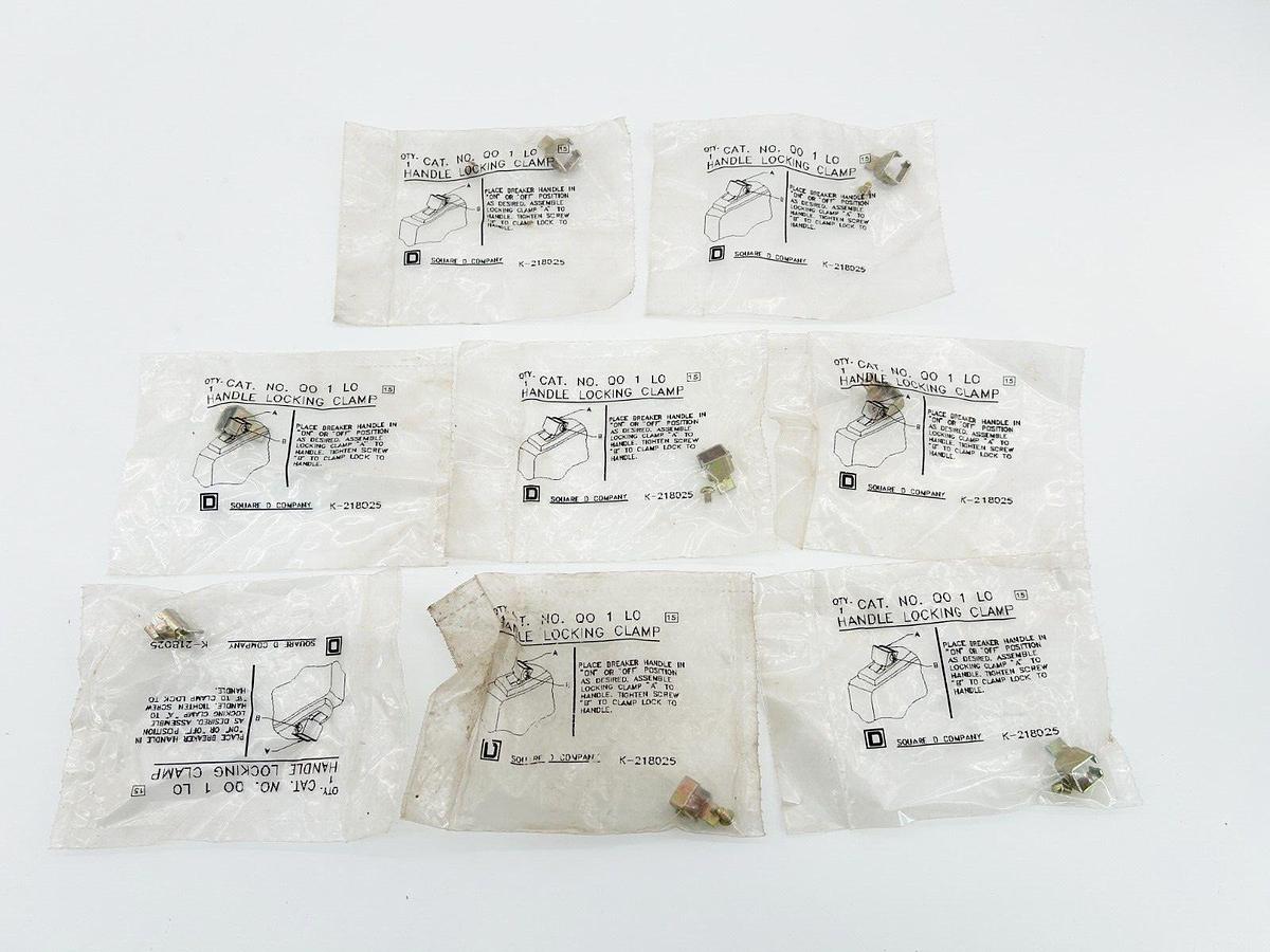 New Lot of 8 Square D QO1LO Load Center Clamp QO Series