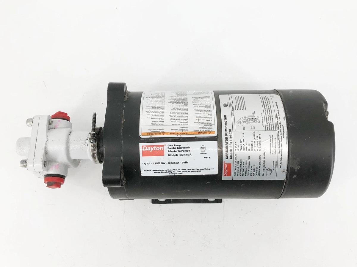 Used Dayton 6DHH9A Gearpump 1/3HP 115/230V 1725RPM PP3110502G
