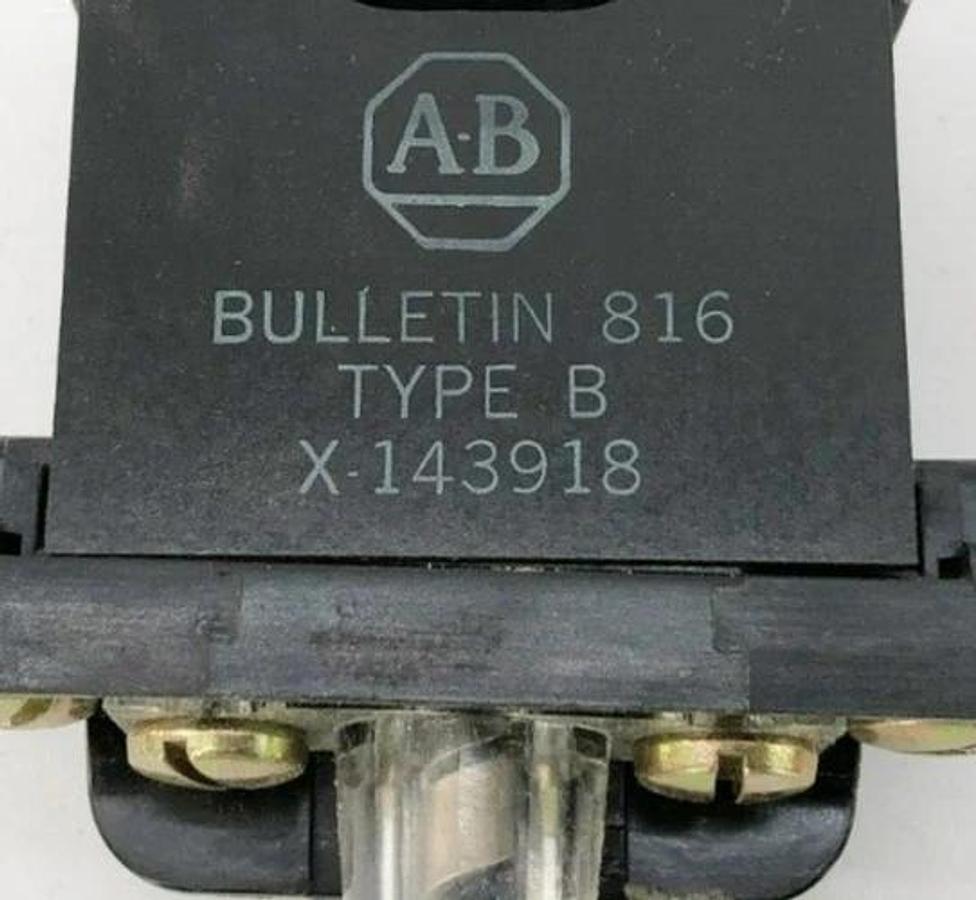 Lot of 2 New AB Allen Bradley X-143918 Overload Relay Size 0 & 1