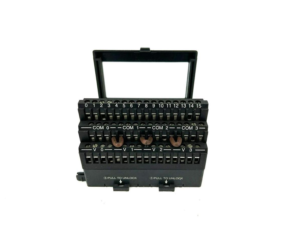 Used Automation Direct T1K-16B I/O Base 3-row 48-pin screw clamp 12 AWG.