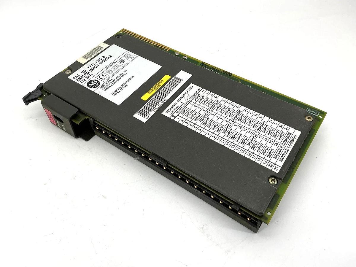 Used Allen Bradley 1771-IFE Ser B Analog Input Module 12-Bit 16-Point 1771IFE