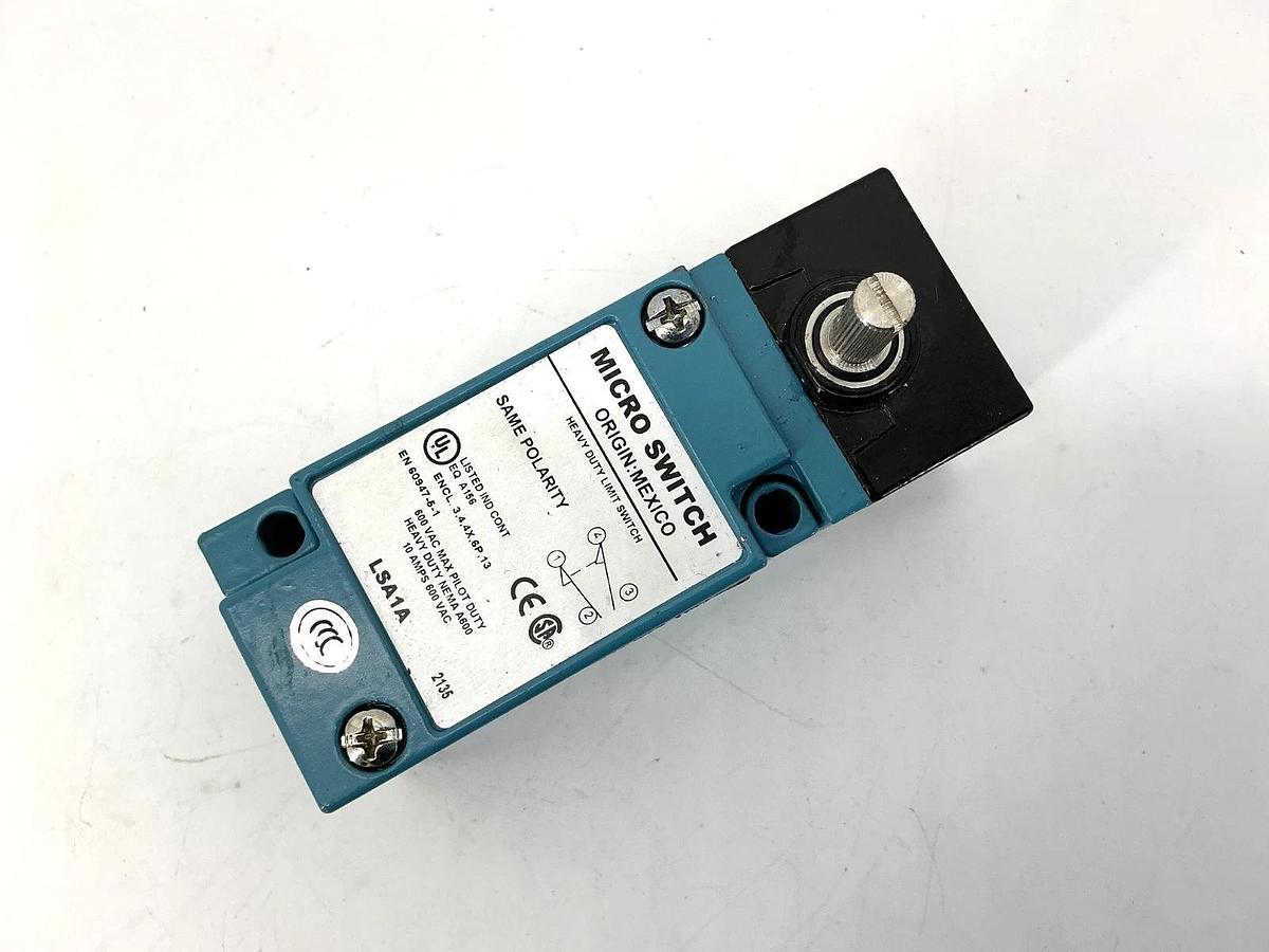 New Micro Switch LSA1A Heavy Duty Limit Switch Same Polarity 10A 600VAC - No Box