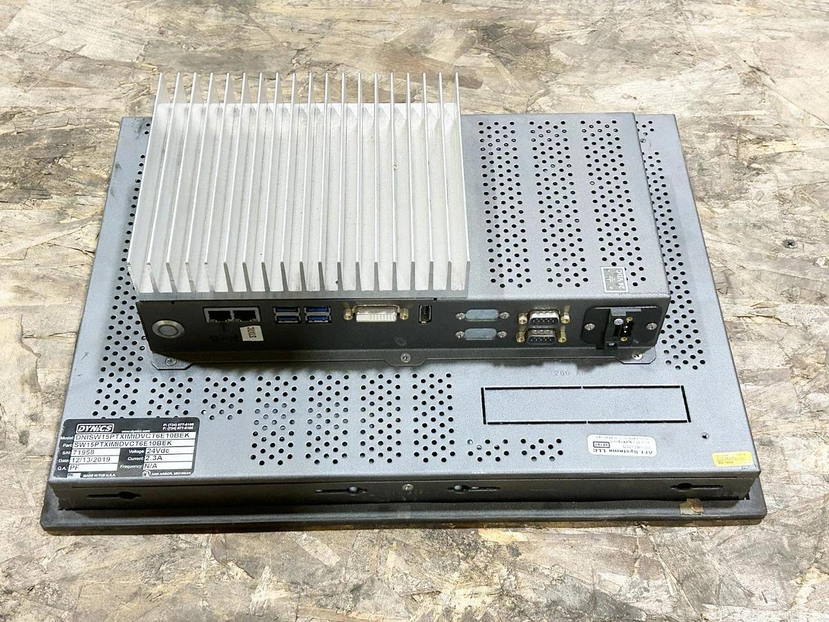 Used Dynics DNISW15PTXIMIDVCT6E10BEK Display 24V SW15PTXIMIDVCT6E10BEK 2.3A