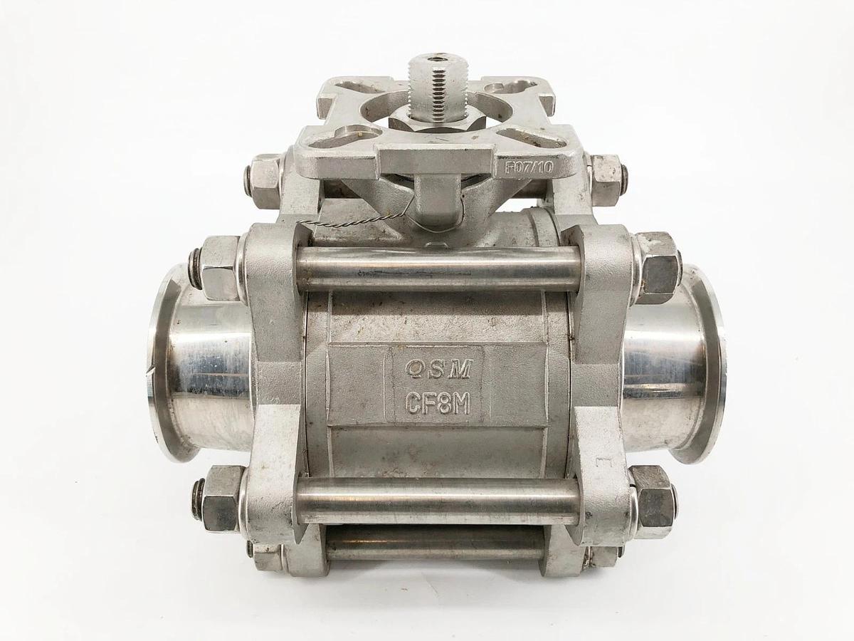 Used Tru-Flo QSM Stainless Steel Ball Valve CF8M 3" 1000 WOG