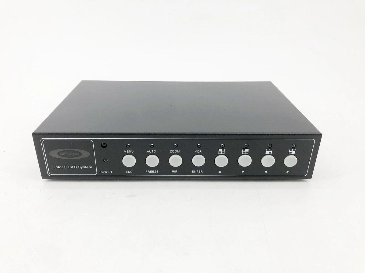 New Opticom QS4-8 Color Quad Processor Module 8-Channel NTSC