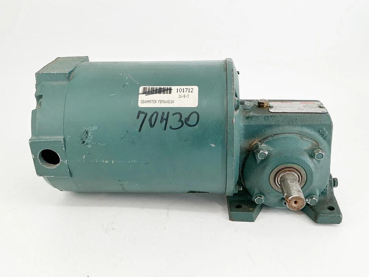New Dodge FB56WG12A Gear Motor Output 175RPM 1/3HP 10.0 Ratio 575V - No Box
