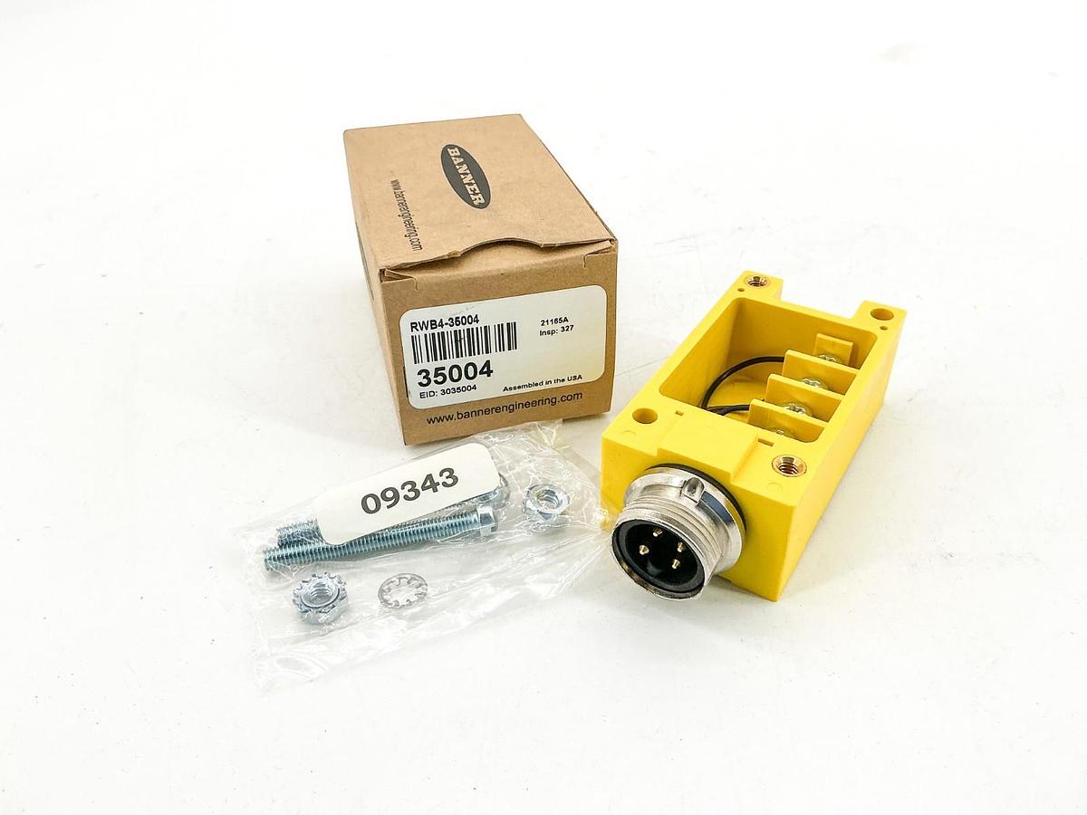 New Banner RWB4-35004 Wiring Block 35004