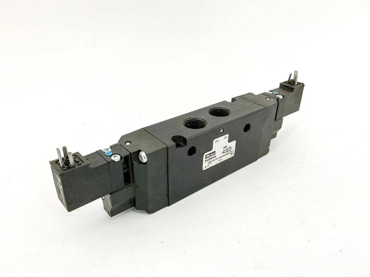 Used Parker B622BB549A Solenoid Valve 150PSI 1034kPA 24VDC 1.2W