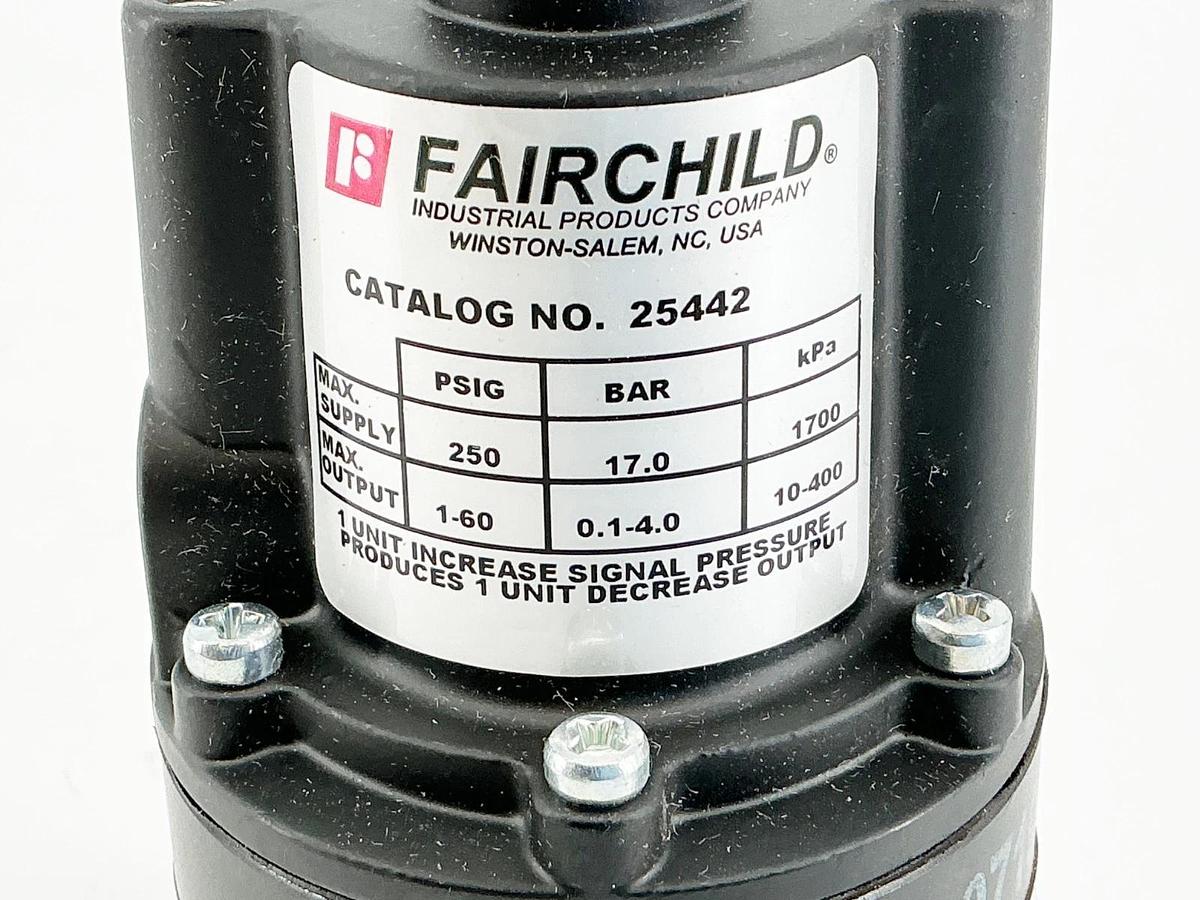 New Fairchild 25442 Reversing Relay 17Bar 250PSIG 1/4"NPT
